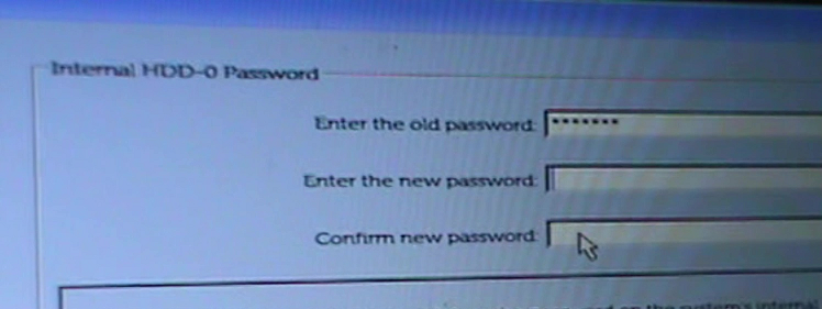 Dell Latitude 3390 HDD unlock code