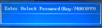Bios password for hp laptop with: password check fail