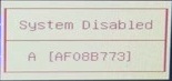 Bios password for hp laptop with system disabled A code