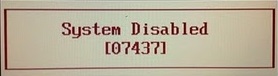 Bios password for hp laptop with system disabled 5 digits